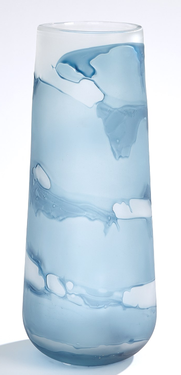Glacier Vase - Blue - Lg