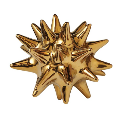 Antique Gold Urchin Sculpture