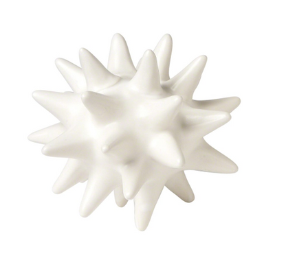 Matte White Urchin Sculpture