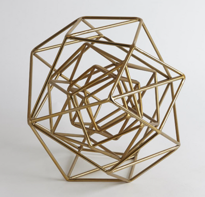 Gold Geo Sculptures