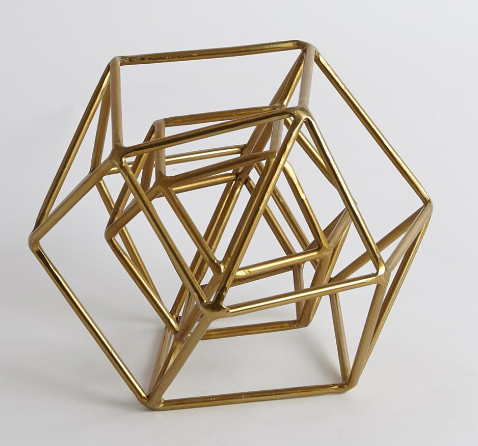 Gold Geo Sculptures