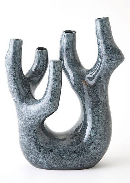 Creation Vases - Gloss Reactive Blue