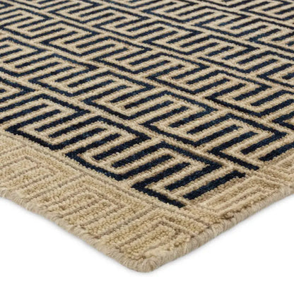 Tapeten Black/Neutral Handmade Rug