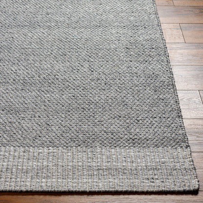 Abby Handmade Slate/Charcoal Rug