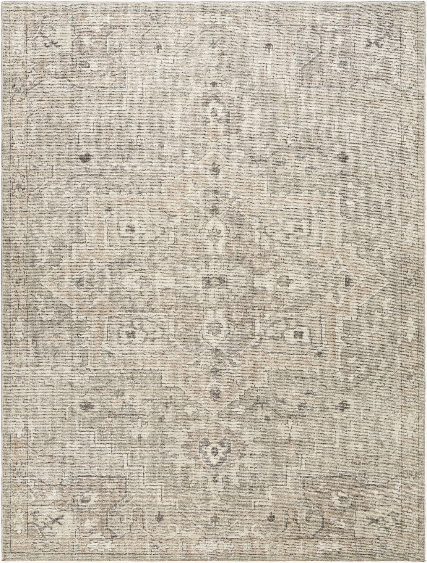 Elle Neutral Machine Woven Rug