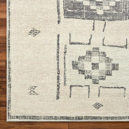 Solana Black Machine Woven Rug