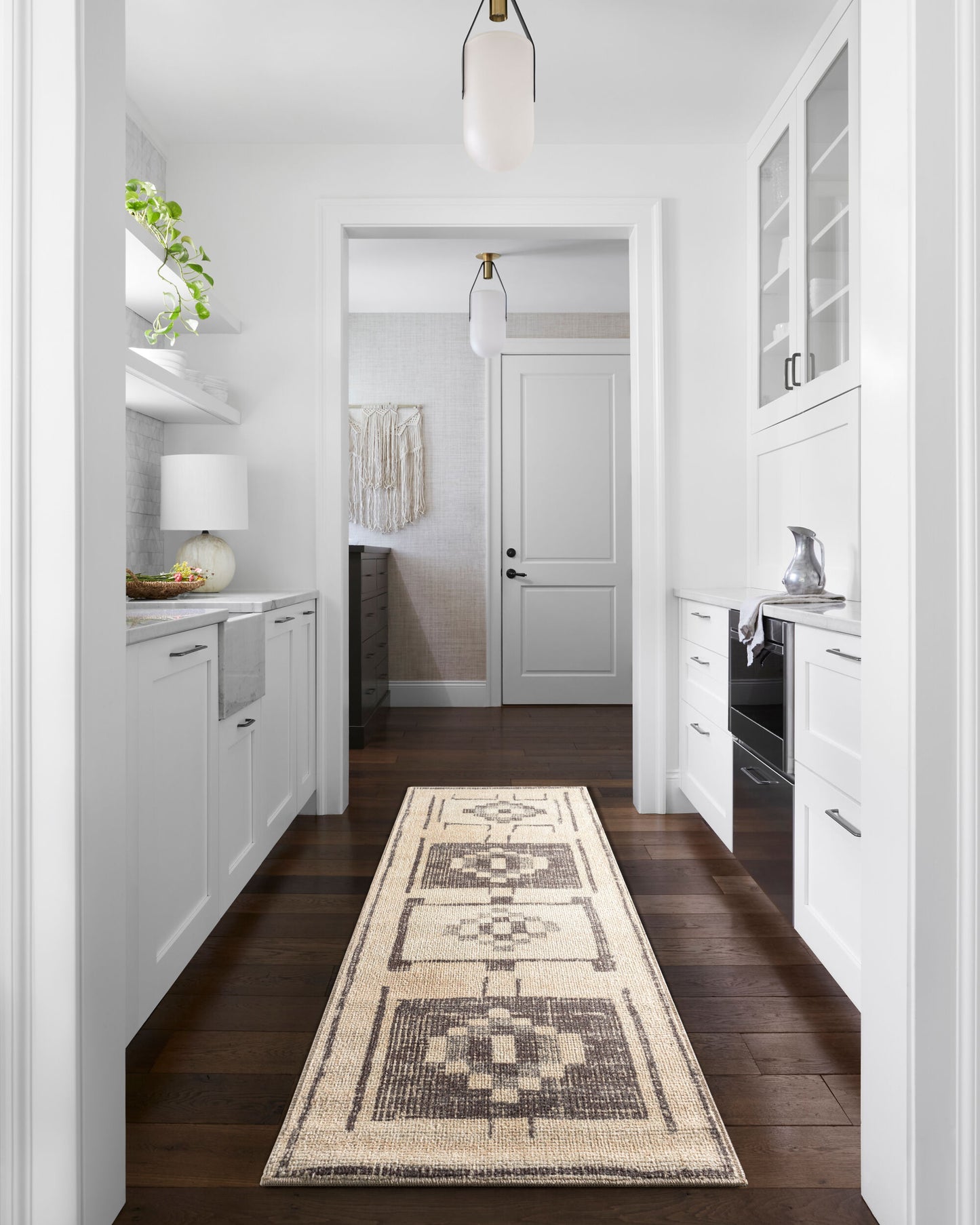 Solana Black Machine Woven Rug