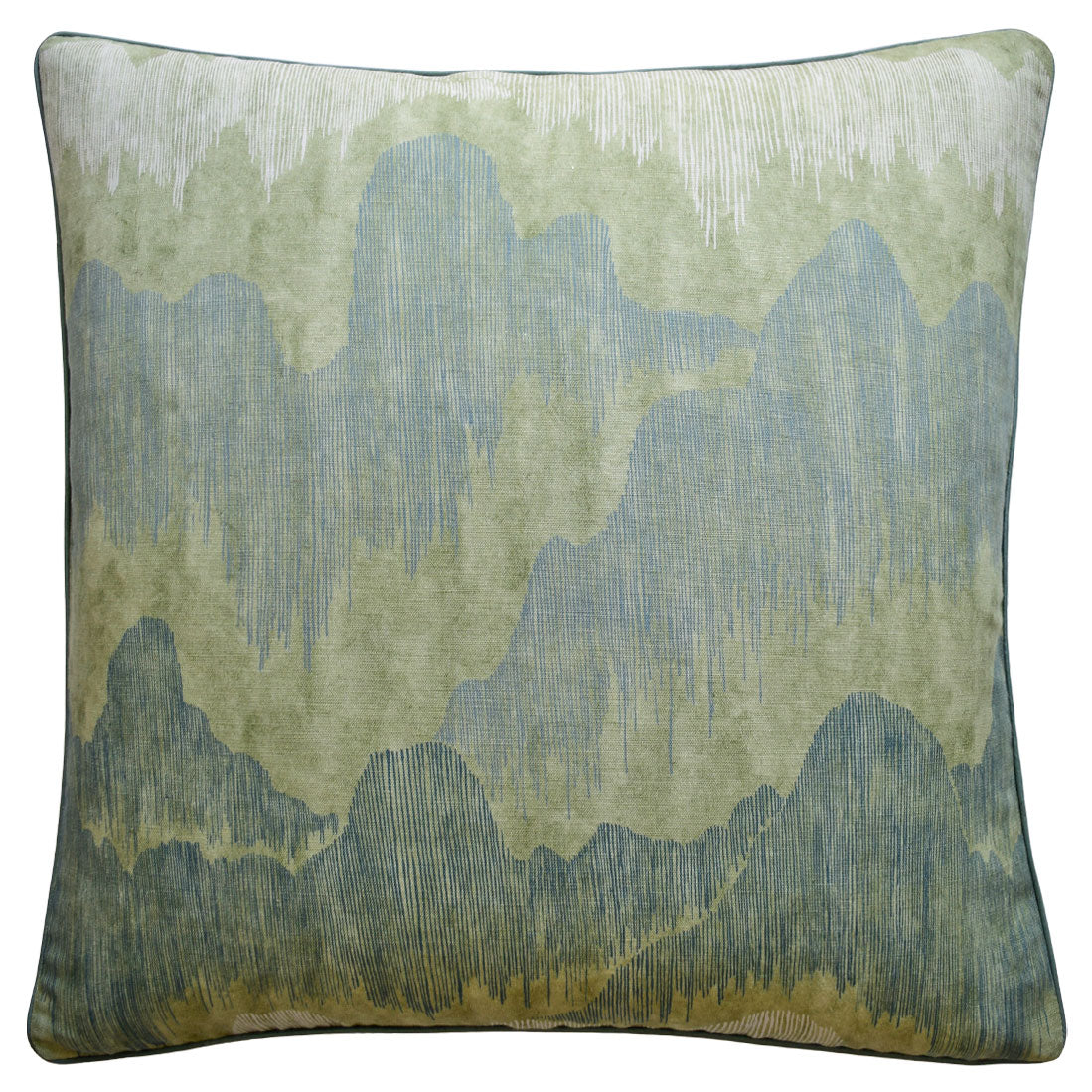 Cascadia (Jadestone) Handmade Pillow