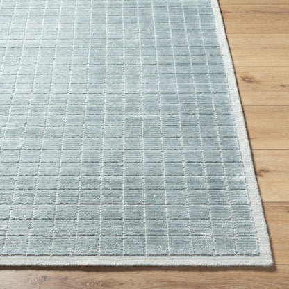 Carre Blue Handmade Rug