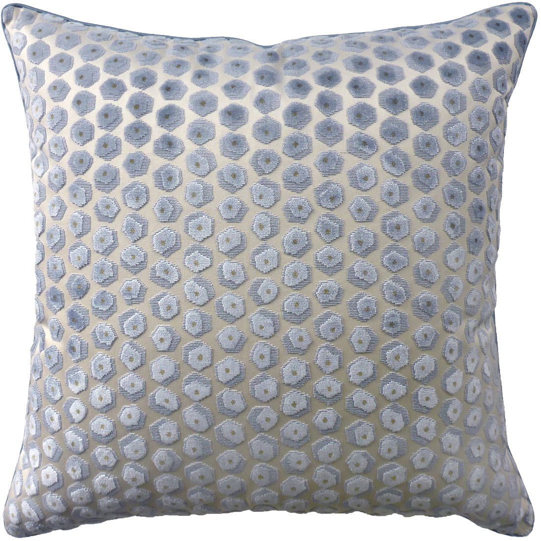 Gem Velvet (Aqua) Handmade Pillow