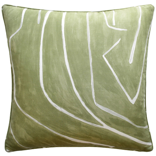 Graffito (Fern) Handmade Pillow