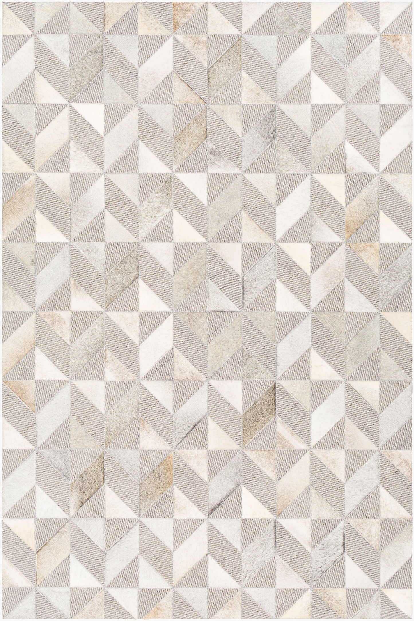Jardin Wool and Leather Handmade Rug