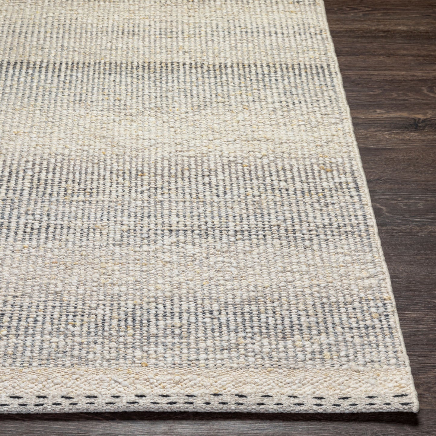 Sadie Gray/Neutral Homemade Rug