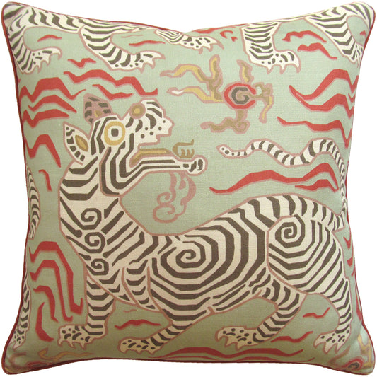 Tibet (Pale Green) Handmade Pillow