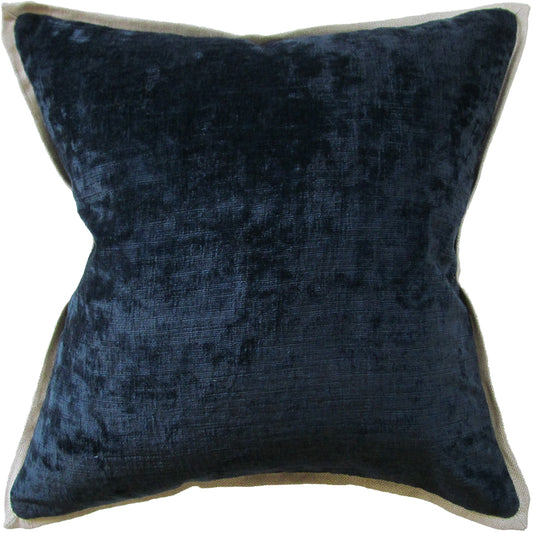 Umbria (Dark Indigo) Handmade Pillow