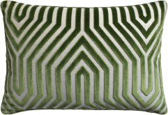 Vanderbilt Velvet (Lettuce) Handmade Pillow