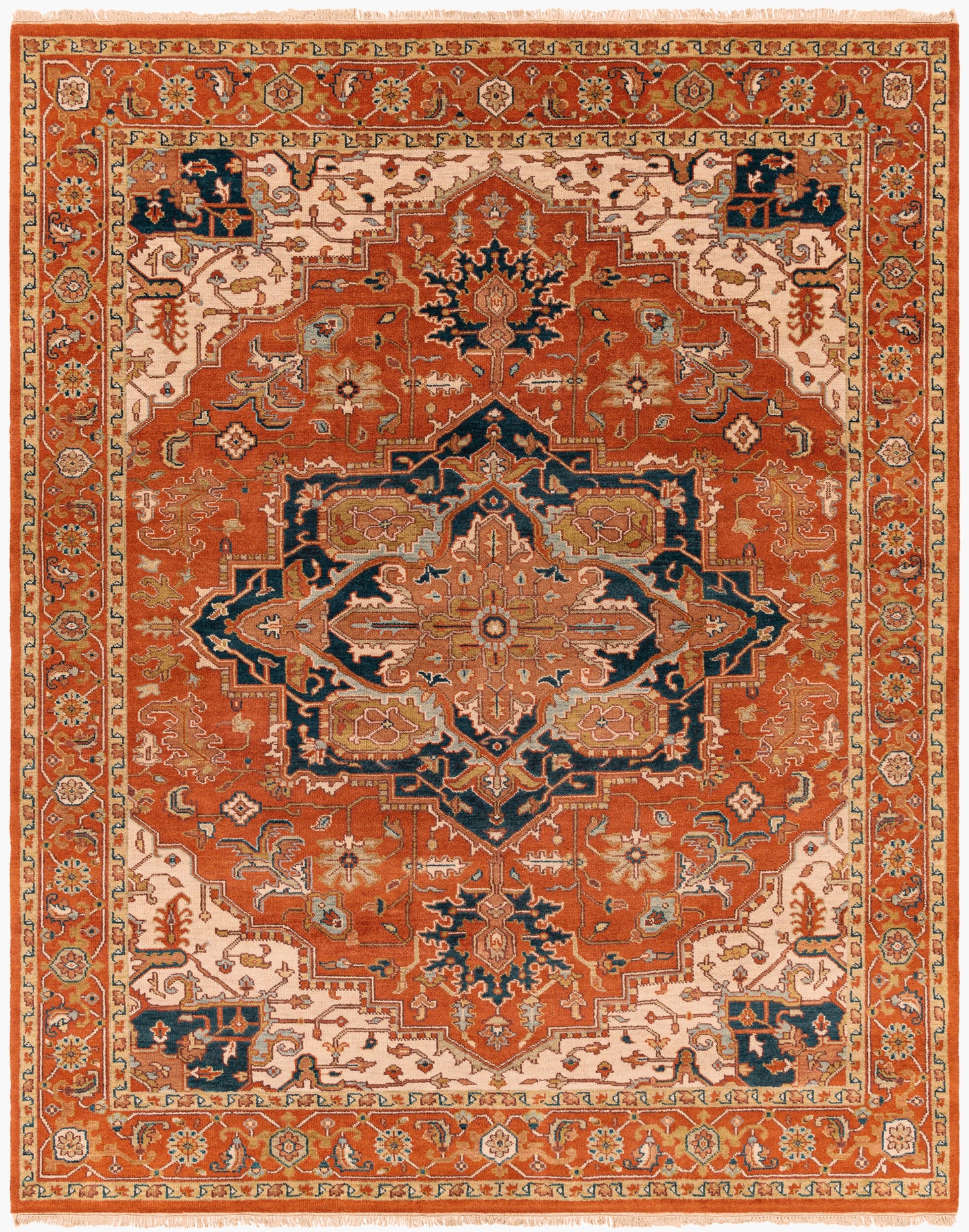 Zeus Red Handmade Rug