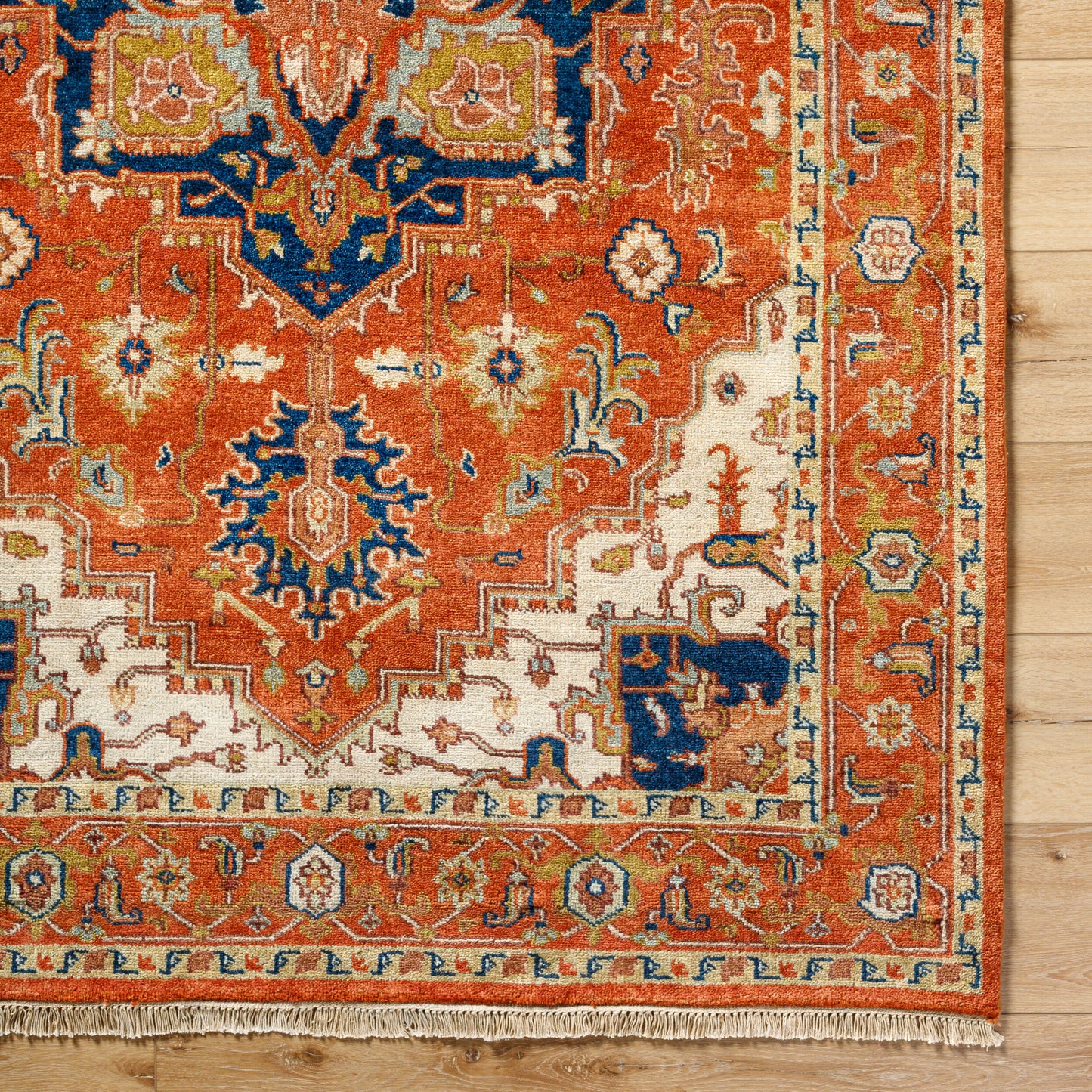 Zeus Red Handmade Rug